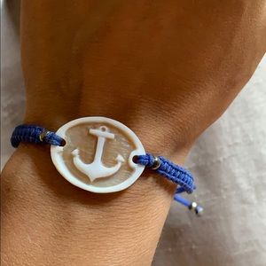 Cameo anchor bracelet